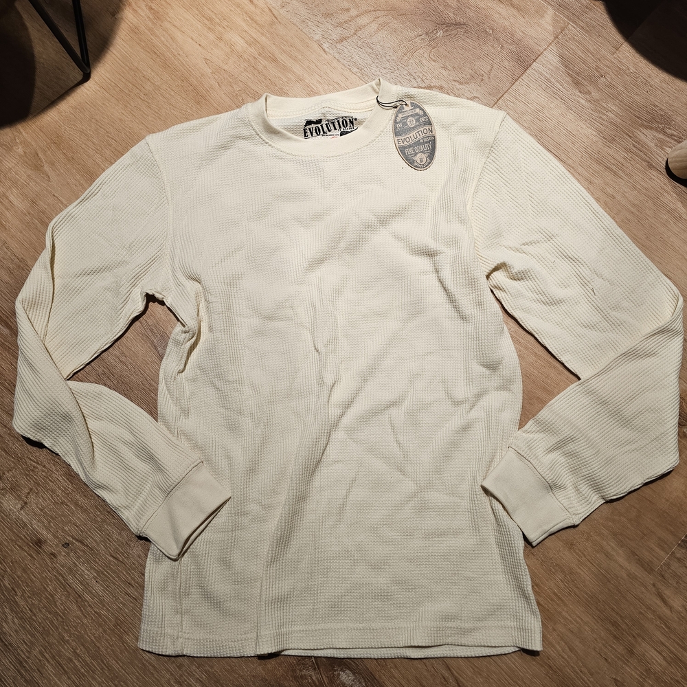 Evolution Kids Cream Long Sleeve Tee